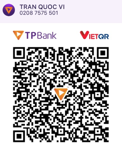 Mã VietQR TPBank, TRAN QUOC VI, 0208 7575 501